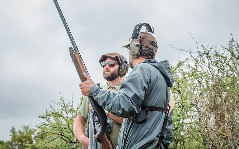 A guide and hunter together in the Córdoba field