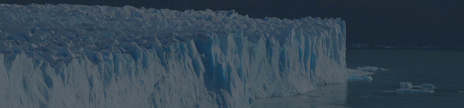 Patagonian glacier in Argentina