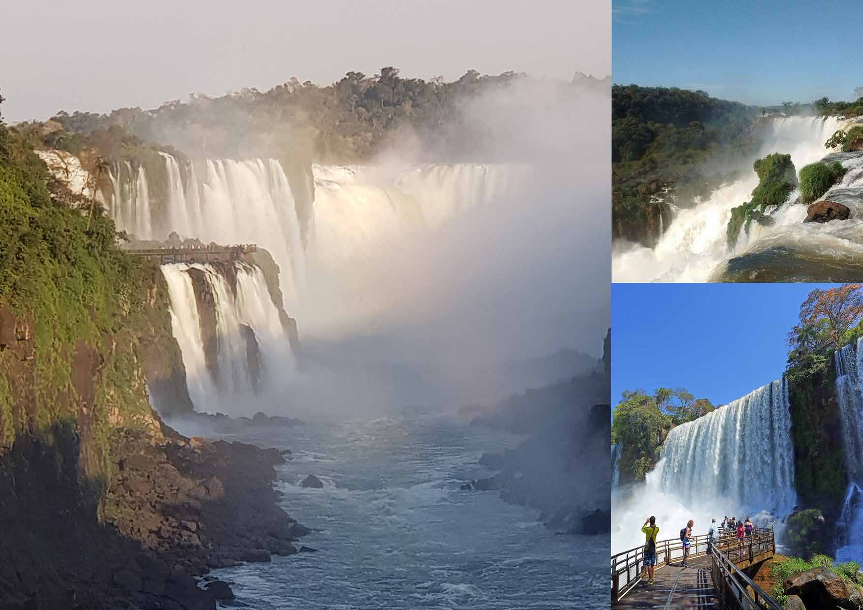The waterfalls and rainforest walkways at Iguazú National Park